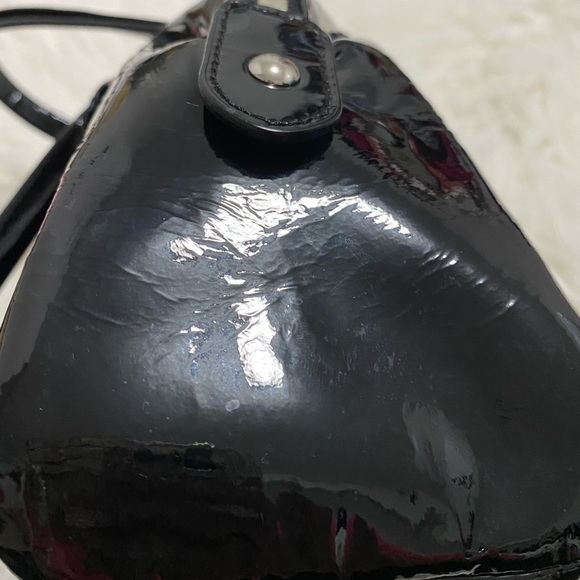 Coach black patent leather handbag - Picture 6 of 7